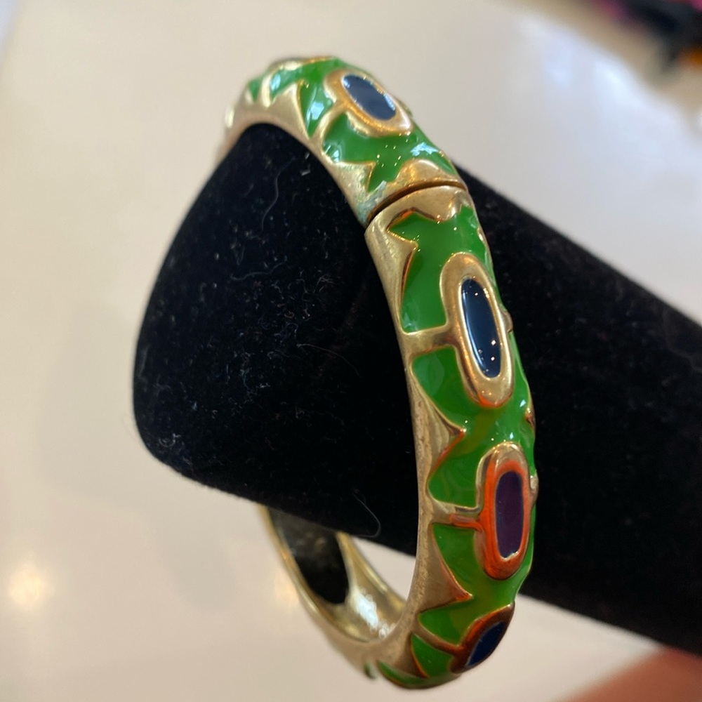 Fornash Cuff Bracelet - green and blue‎